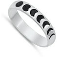 thumbnail image 4 of Moon Phases Lunar Night Wholesale Ring .925 Sterling Silver Band Jewelry Female Male Unisex Size 6, 4 of 4