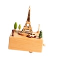 thumbnail image 4 of Caja de música clásica con mecanismo giratorio, estuche de música hecho a mano, reproduce melodías para niños, esposa, amigos, novia,, 4 of 9