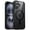 Black, variant on JETech Magnetic Case for iPhone 16 Plus 6.7-Inch Compatible with MagSafe, Shockproof Phone Bumper Cover, Solid Color Matte TPU Frame, Anti-Scratch Clear Back (Black)