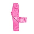 thumbnail image 6 of Ediodpoh Satin Silk Button Down Pajamas PJ's Sets Solid Two Piece Family Matching Sleepwear Loungewear Long Sleeve Silk Nightwear for Kids Hot Pink 11-12 Years, 6 of 9