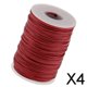 thumbnail image 1 of Hilo Encerado Soledad Línea Plana 3x70 metros 1,2mm Rojo Pack de 4, 1 of 10