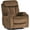 Brown, variant on Dazone Power Lift Chair Recliners,Electric Recliner for Elderly,Antiskid Fabric Singal Sofa Chair,Side Pocket,Overstuffed Pillow Design,Safety Motion Reclining Mechanism,Remote Control