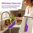 thumbnail image 5 of Unique Bargains Heat-Resistant Dishwasher Safe Spatula Cooking Utensil Purple 13" x 2.2", 5 of 5
