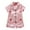 Pink, variant on EnJoCho Kids Pajamas Suit Toddler Baby Boys Girl Cute Cartoon Pajamas Sleepwear Strawberry Print T shirt Shorts Clothes Sets Summer Comfort PJS 2pcs Set