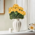 thumbnail image 6 of Artificial Geranium Plant, Binkne Realistic Silk Flowers for Outside Uv Resistant Faux Geraniums Flowers for Indoor Outdoor Home Garden Decoration, 6 of 7