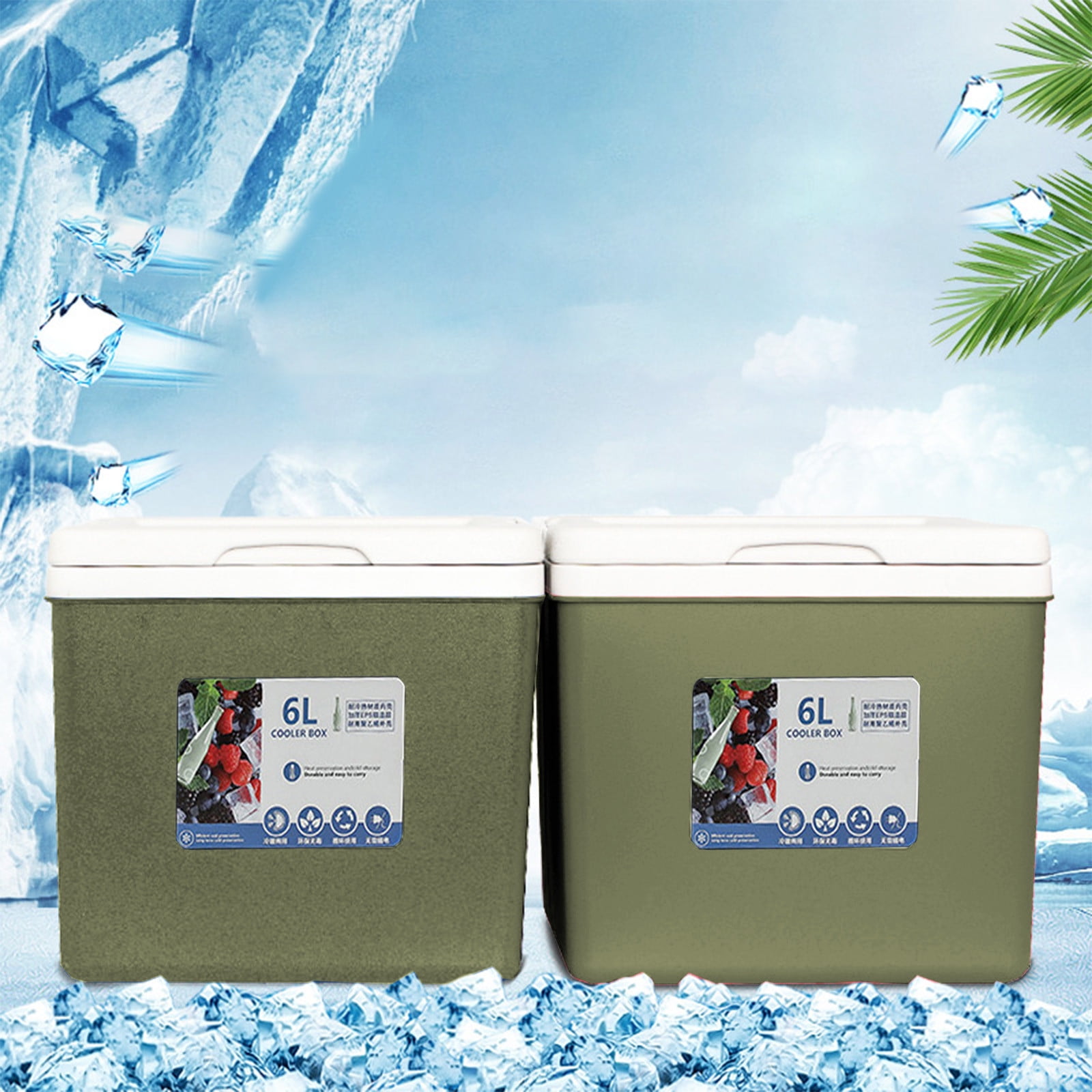Uklsqma Portable Insulated Cooler Box Zzp251242977 | Leak Proof