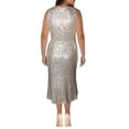thumbnail image 2 of Lauren Ralph Lauren Womens Sequined Sleevless Cocktail Dress Gold 16, 2 of 3