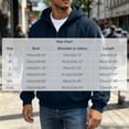 thumbnail image 3 of Eygvbb Men's Quarter Zip Hoodie Long Sleeve Pullover Sweatshirt With Zipper Pockets Drawstring Hood Loose Fit Versatile Trendy Casual Top, 3 of 7