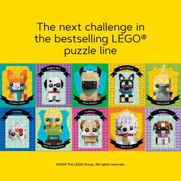 LEGO, Puzzle, Pet Pals 1000-piece, Includes BrickHeadz Pets
