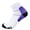 Purple, variant on snilers Socks Men Breathable Soft Comfy Athletic Ankle Socks Cotton Stretch Color Block Hiking Travel Running Socks