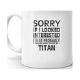thumbnail image 2 of Thinking about my TITAN Driver Coffee Tea Ceramic Mug Office Work Cup Gift 11 oz, 2 of 3
