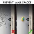 thumbnail image 3 of Protector de pared para tope de puerta – [paquete de 6] Protectores de pared de goma suave silenciosos de 1,8 pulgadas con pegatina autoadhesiva 3M para proteger los pomos de las puertas de las puerta, 3 of 5