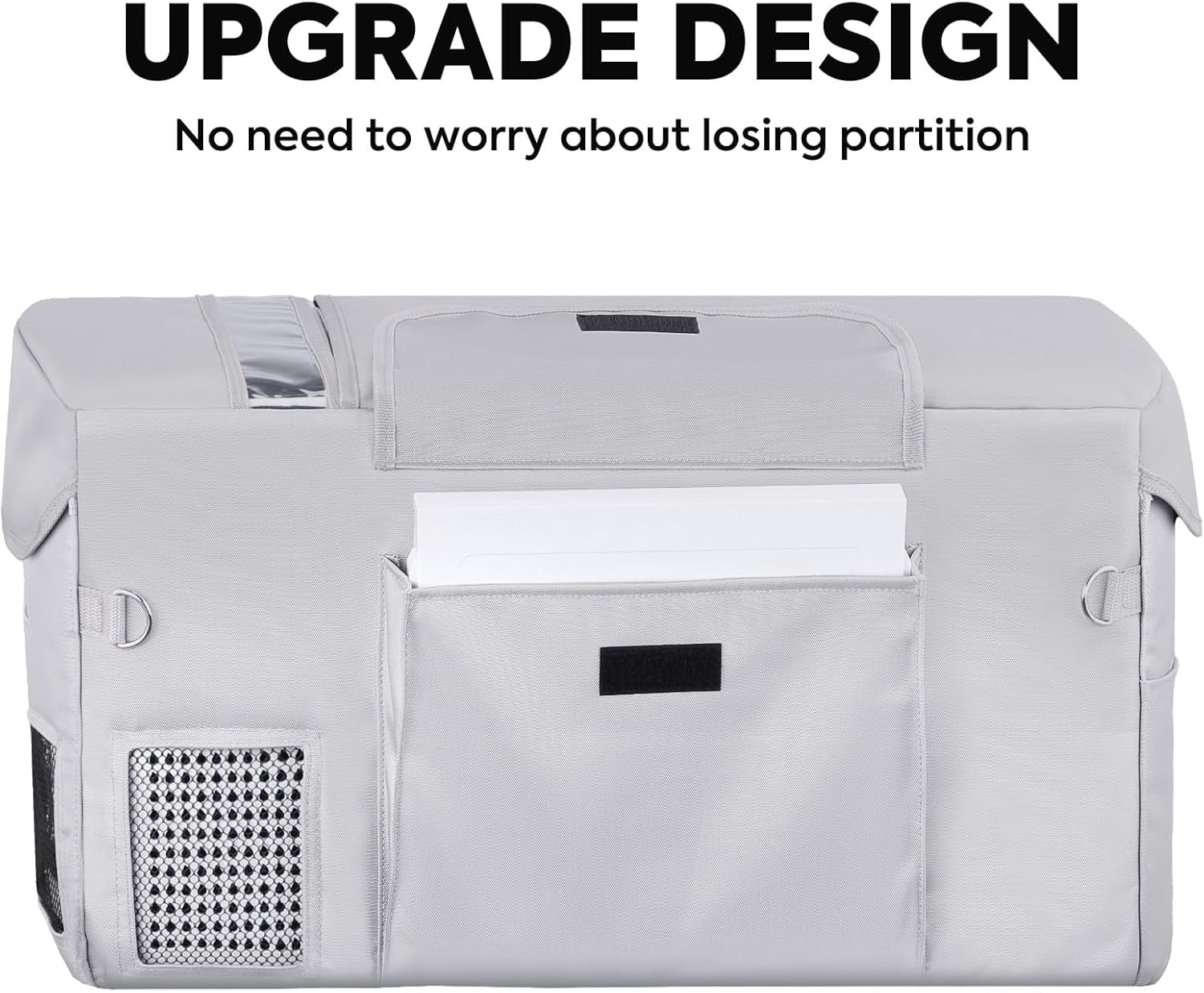 GO20 Protective Cover for 21 Quart Portable Car Refrigerator - Insulated Transit Bag with Ventilation and Non-Slip Design
