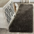 thumbnail image 3 of SAFAVIEH Indie Balfour Solid Polyester Shag Area Rug, Light Beige, 4' x 6', 3 of 12