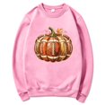 thumbnail image 4 of LIZUOJUN Oversized Crewneck Sweatshirt for Women Football Pumpkin Graphic Pullover Long Sleeve Casual Game Day Outfits for Women Fall Halloween Soft XL, 4 of 7