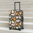 thumbnail image 3 of Wukai Roosters and Chicks Elastic Luggage Cover: Personalized Protection for Your Suitcase - Fits 19~29-inch, Washable & Durable Travel Companion-X-Large, 3 of 8