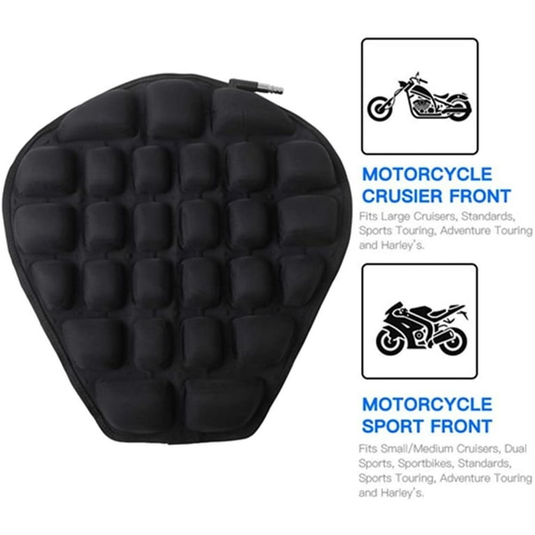 New Motorcycle Seat Cover Air Pad Motorcycle Air Seat Cushion Cover  Pressure Relief Protector For Cruiser Sport Touring Saddles - Motorcycle Seat  Cushions - AliExpress