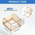 thumbnail image 2 of Uxcell 4.41 x 3.94 x 2.8 Inch Outlet Cover Box, Transparent Brown, 2 of 7