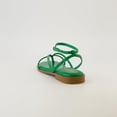 thumbnail image 5 of CUSHIONAIRE Women's Vida strappy flat sandal +Memory Foam and Wide Widths Available, Kelly Green 9 W, 5 of 5