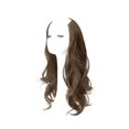 thumbnail image 6 of Women Long Curly Invisible Seamless V-shaped Wig Simulated Increase T Z0S7, 6 of 7