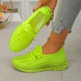 thumbnail image 7 of Domzle Women's Walking Shoes Slip On Tennis Sneakers Gym Workout Lightweight Non Slip Mesh Breathable Running Shoes for Women Fluorescence Yellow, 7 of 7