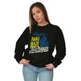 thumbnail image 3 of Hand Made in Michigan Funny Mitten Sweatshirt for Men or Women Brisco Brands X, 3 of 6