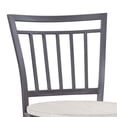 thumbnail image 6 of American Woodcrafters Jacey Gray Metal Swivel 25-inch Seat Height Bar Stool, 6 of 7