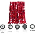 thumbnail image 5 of Blukids Elegant Luxury Velvet Super Soft Christmas Prints Fleece Blanket-Holiday Theme Home Décor Fuzzy Warm and Cozy Throws for Winter Bedding, Couch and Gift, 27 x 39 inch, Red Snowman(A), 5 of 6