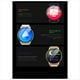 thumbnail image 4 of Reloj Inteligente T2Pro, Reloj Deportivo con Seguimiento de Actividad FíSica, Reloj Inteligente Resistente Al Agua, Relojes de Frecuencia CardíAca Plateados, 4 of 5