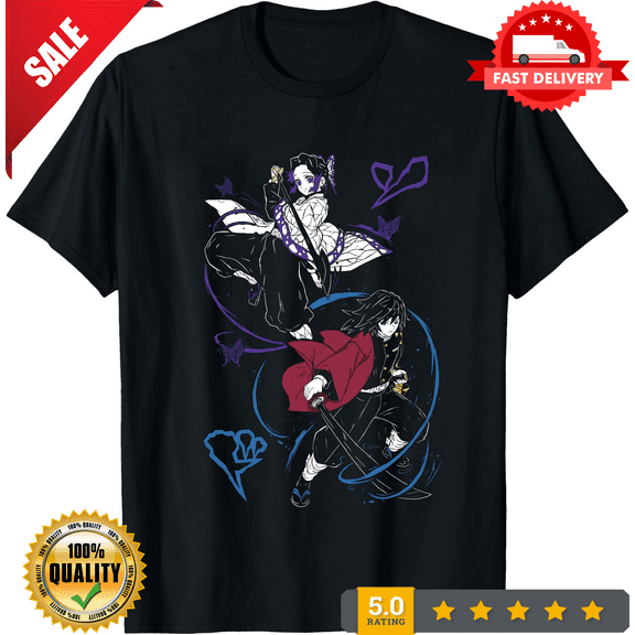 Giyu Tomioka T-Shirt Demon Slαyer Shinobu Kocho Nezuko Anime Shirt All Size, LIMITED EDITION-TH63130