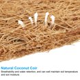 thumbnail image 4 of Uxcell 18 Inch Coconut Fibers Mulch Ring, Coco Coir Tree Protector Mats Tree Disc Plant Cover Protection, 3Pcs, 4 of 6