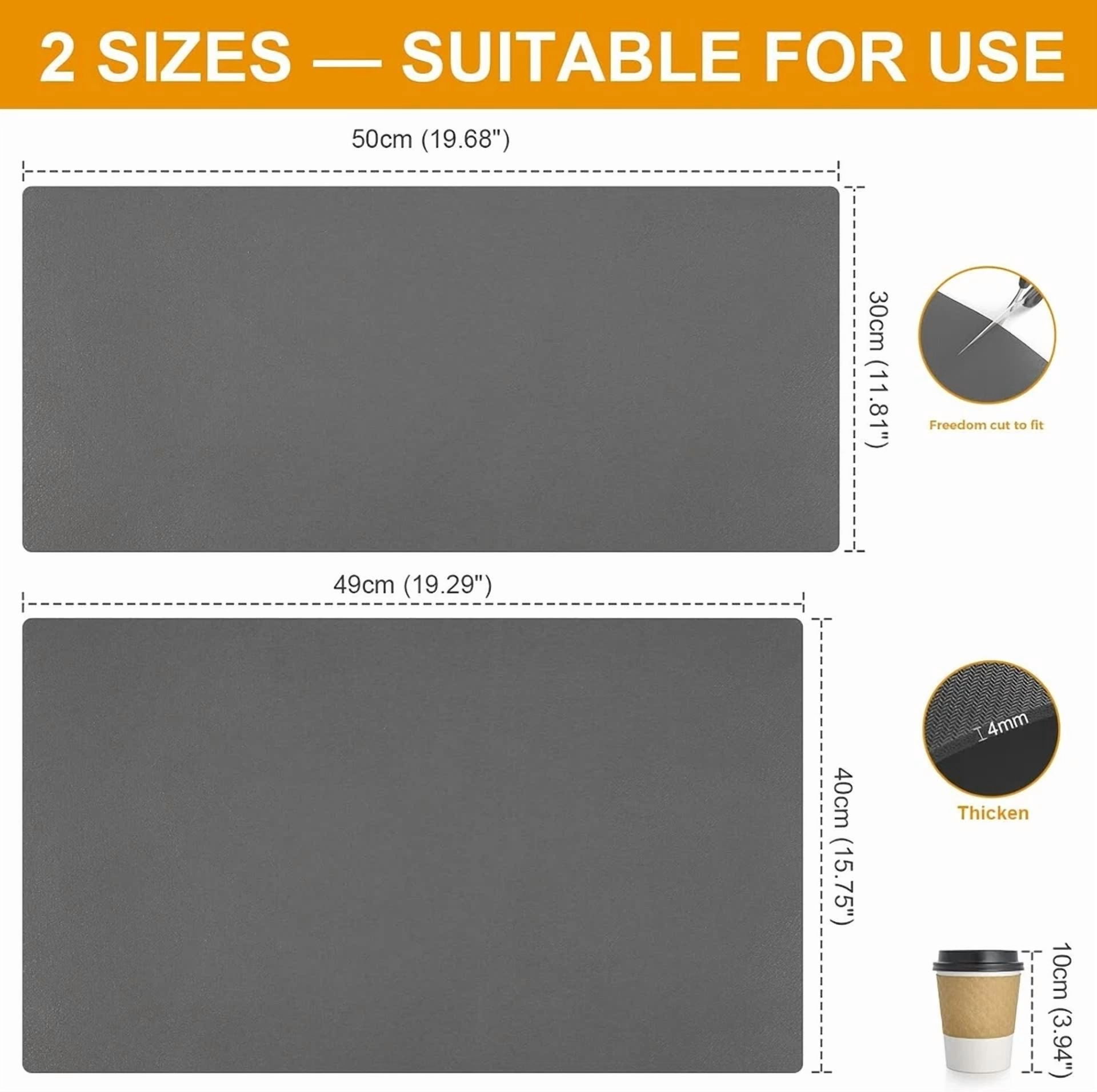 Waterproof Coffee Mat For Countertop, Under Sink Mats Kitchen - 12"*19"