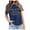 Navy, variant on Summer Tops for Women Causal Shirts Womens Tennis Shirts Short Sleeve Oversized Tee for Women Lightweight T Tops Spandex Phrasing Shirt Stripes Tee Work Out Shirt Long Sleeve Solid Color Navy S