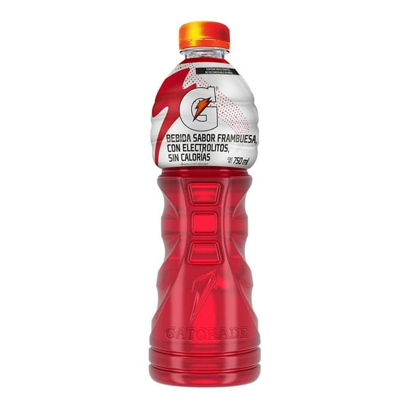 Bebida Gatorade sabor frambuesa con electrolitos 750 ml