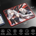 thumbnail image 2 of EISA P047S Anime Gaming Mouse Pad - Smooth Lycra Surface, Anti-Slip Rubber Base, Spill-Resistant, Durable 5mm Thick Design, 13 x 10 inches, Black, 2 of 6