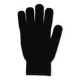 thumbnail image 2 of Time and Tru Women's Stretch Knit Winter Gloves 2-Pack, Black Soot, 2 of 3