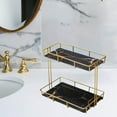 thumbnail image 4 of kurtrusly Storage Rack Multi-layer Storage Box Perfume Jewellery Container Basket L Double Layer Black, 4 of 8