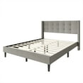 thumbnail image 6 of Castle Place Elegance Wingback King Platform Bed, Grey, 6 of 11