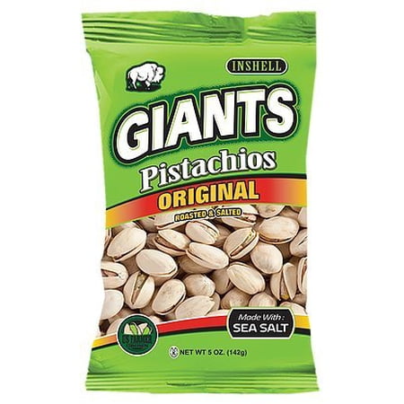 Giants Pistachios  Original Salted  Classic Roast  5 Ounce Bag