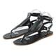 thumbnail image 5 of WILLBEST Sandalias Flexibles De Mujer, Sandalias De Tiras Para Mujer, Zapatos De Punta Abierta, Sandalias De Playa Planas, Chanclas Con Correa De Hebilla Para Mujer, 5 of 7