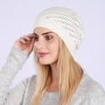 thumbnail image 5 of Womens Winter Warm Knit Beanie Hats Slouchy Skull Cap, 5 of 7