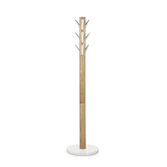 Umbra Flapper Coat Rack,White/Natural