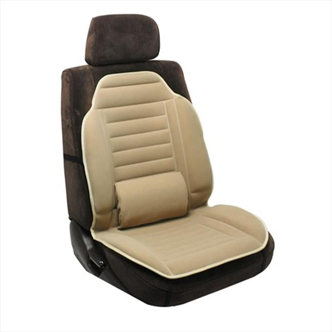 Pilot Automotive SC275T Seat Cushion Tan With Lumbar Support Walmart