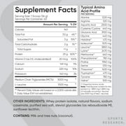Sports Research® Whey Protein Isolate Powder, Creamy Vanilla (5lb Bag)