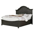thumbnail image 1 of Rustic Gray Wood Queen Size Panel Bed, 1 of 2