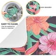 thumbnail image 2 of FREEAMG Plam Red Flowers Kitchen Dish Drying Mat, 16'' x 18'' Super Absorbent Dish Drying Mat for Kitchen, Sink, Dining Table, 2 of 7