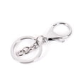 thumbnail image 2 of 10Pcs Keychain Long Snap Self-Assembly for Jewelry Handmade Lobster Lanyard Metal Clasp Key Hook Handbag Components Making Accessories Silver, 2 of 9