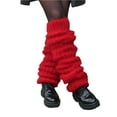 thumbnail image 3 of Douhoow Women Knitted Leg Warmers Winter Socks Solid Crochet Boot Socks, 3 of 7