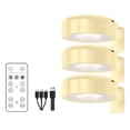 thumbnail image 3 of Luces Imágenes 3 PCS para LED Recargables Pared Con Remoto () Blanco, 3 of 7