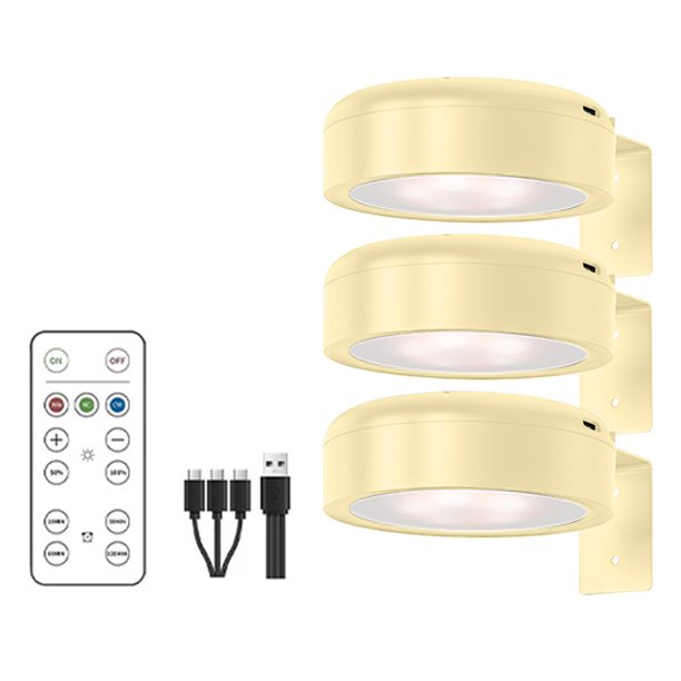Pinco Pintura LED 2 Luces Imagen para La Pared Con 3 Color Temperaturas Control Remoto (f)